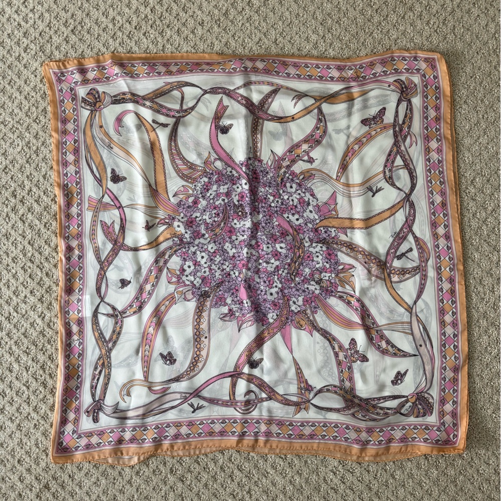Emilio Pucci 100% Silk Scarf Top